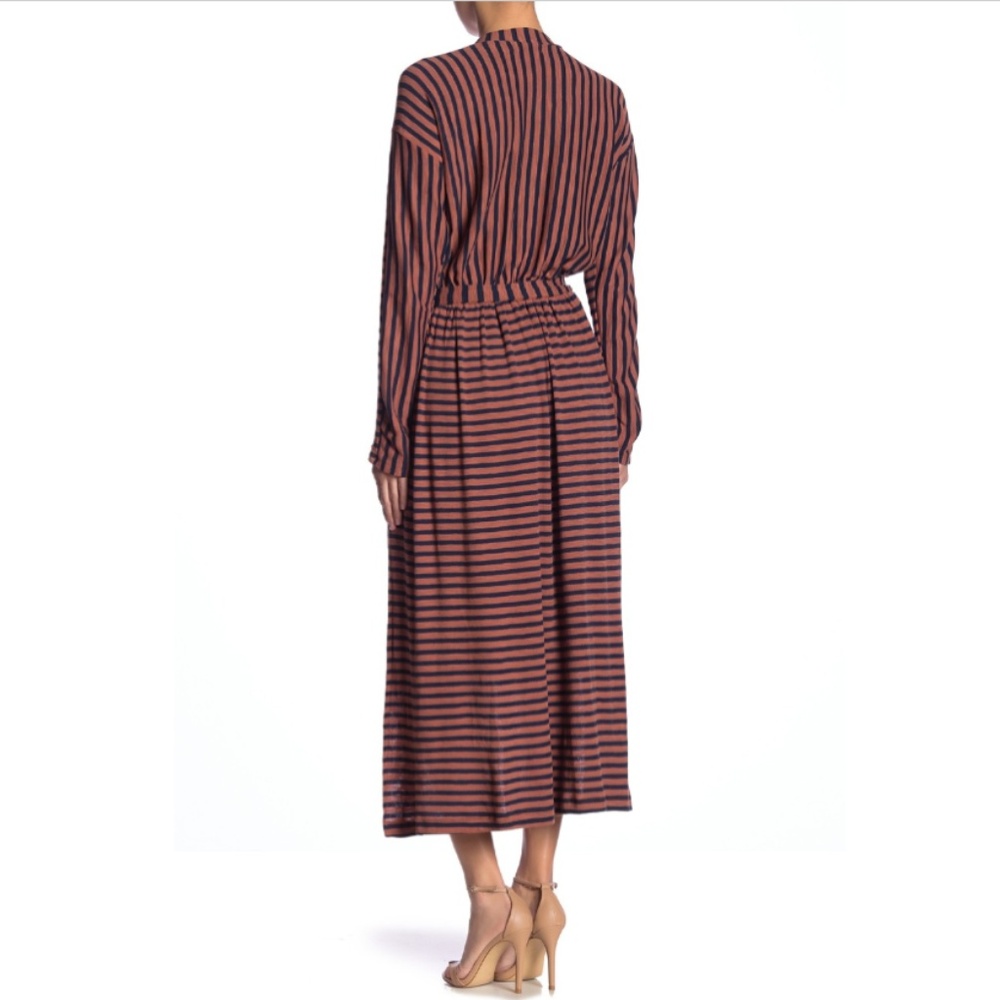 Striped High/Low Dress - Picture 2 of 6